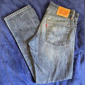 Men’s Levi’s 514 Straight Fit Dark Wash Jeans W32 L32